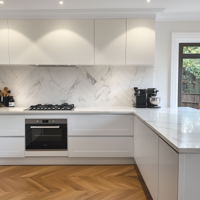 Modern White Kitchen