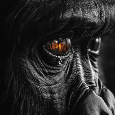 Silverback Gorilla’s Fear