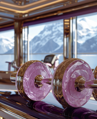 Lavish Yacht Gym