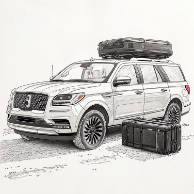Lincoln Navigator Drawing