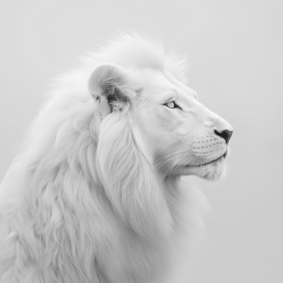 Albino Lion