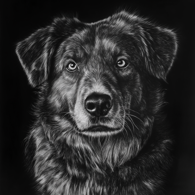 Greek Shepherd Dog Drawing