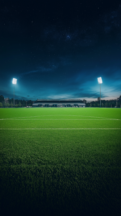 Nighttime Stadium View