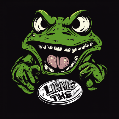 Fierce Frog Hockey Logo