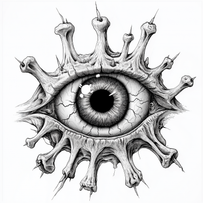 Creepy Eyeball Design