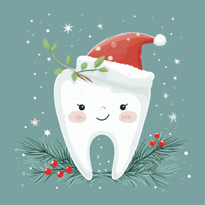 Cute Christmas Dental Card