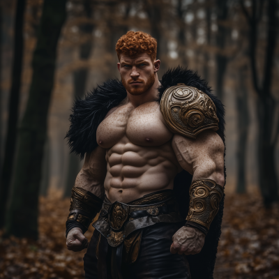 Mighty Half-Orc Bodybuilder