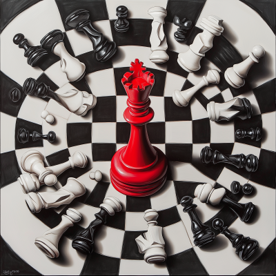 Vivid Chess Scene