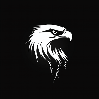 Minimalist Bald Eagle