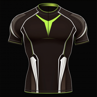 Rashguard Compression Shirt Template