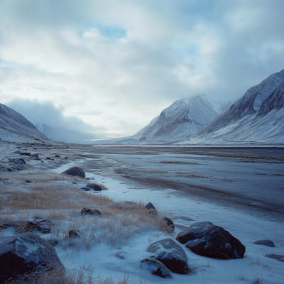 Artic Tundra Landscape