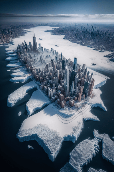 Frozen New York City
