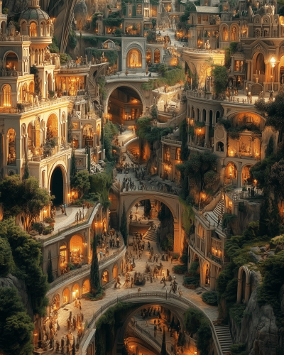 Fantasy Underground City