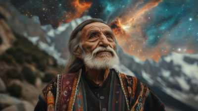 Wise Turkish Man in Fantasy Setting