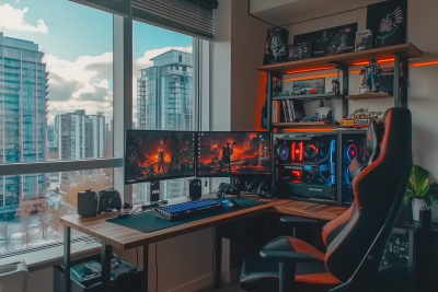 Modern Gaming Room Setup