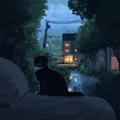 Pixel Art Scene