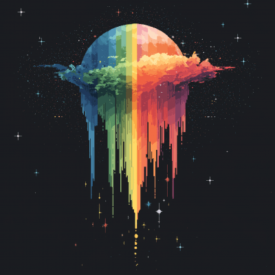 Upside Down Rainbow Earth