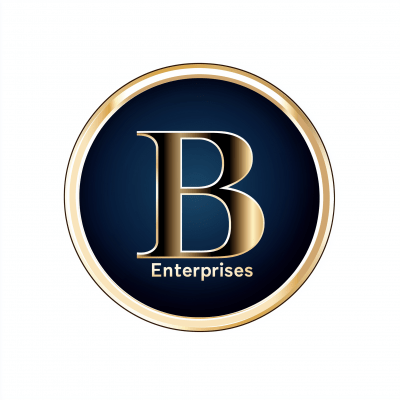 Circular Logo with B and E