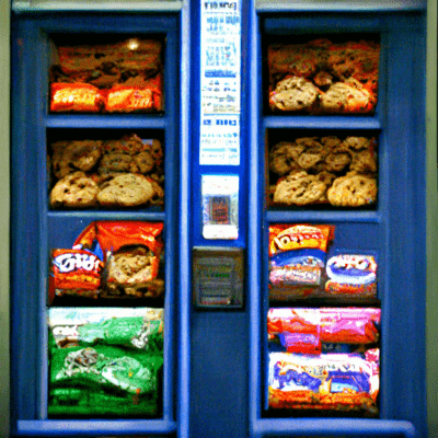 Vending Machine Full of Snacks