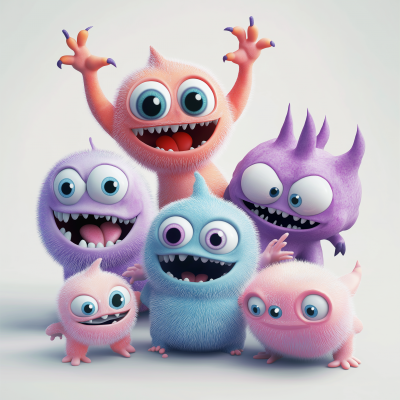 Cute Little Monsters