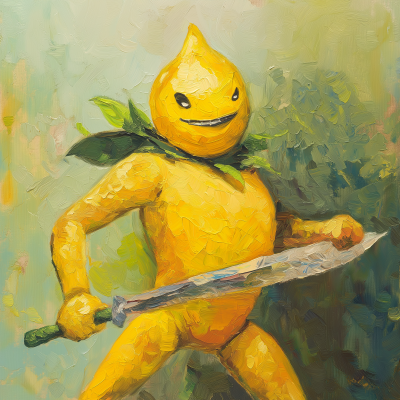 Animated Lemon Warrior