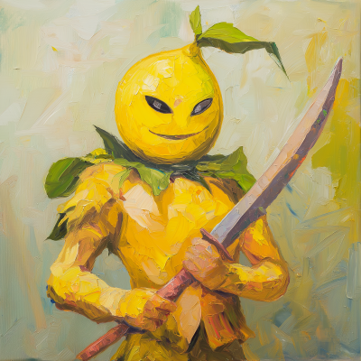 Animated Lemon Warrior