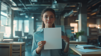 Business Woman in Startup Office