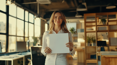 Confident Business Woman in Office