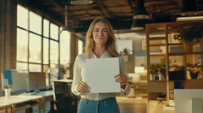 Business Woman in Office