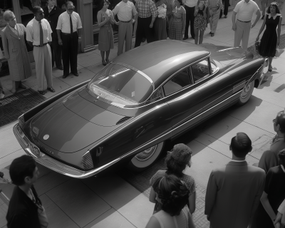 1950s Lucid Air Luxury Sedan