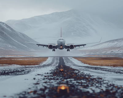 Boeing 737 Max Landing