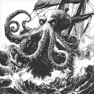 Giant Octopus Attack