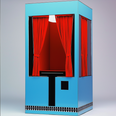 Modern Minimalist Fortune Teller Booth