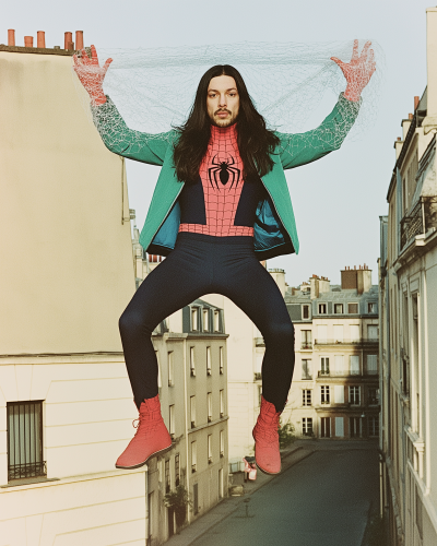 Spiderman in Paris