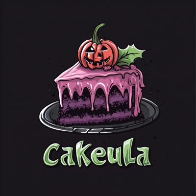 Halloween Theme Cake Logo