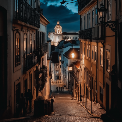 Night Shot of Lisbon