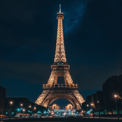 Eiffel Tower at Night