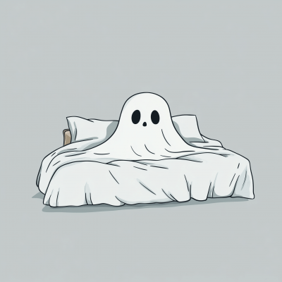 Cute Ghost Sticker