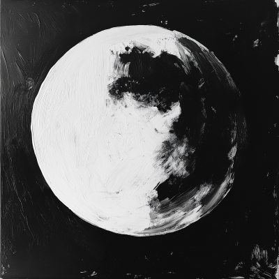 Child’s Moon Drawing