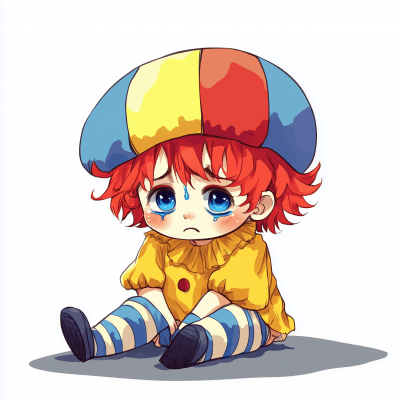 Sad Chibi Clown