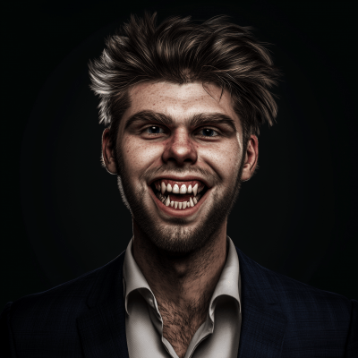 Skinny Werewolf Character