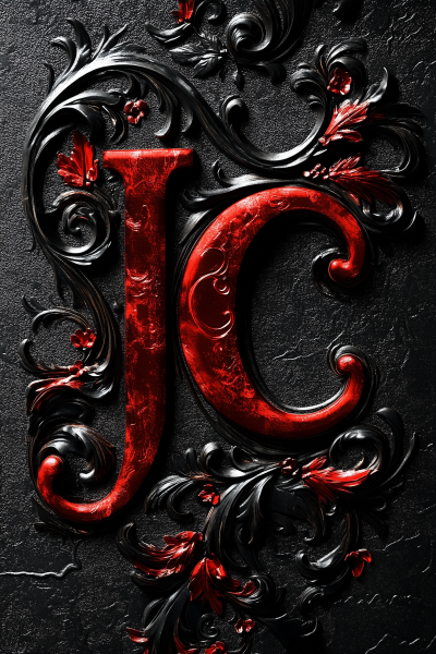 Gothic Black and Red Wallpaper
