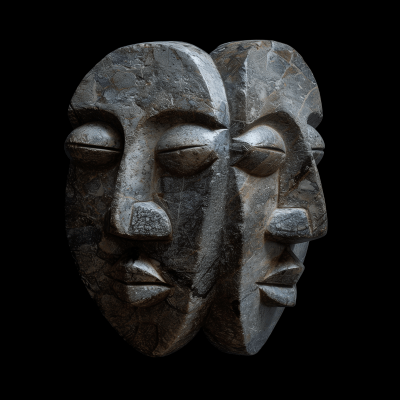 Ancient Double-Faced Mask