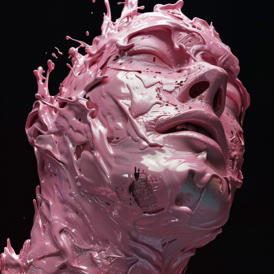 Melted Pink Head