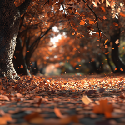 Realistic Fall Background