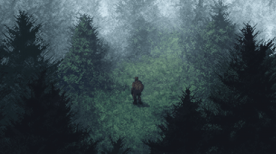 Isometric Foggy Forest