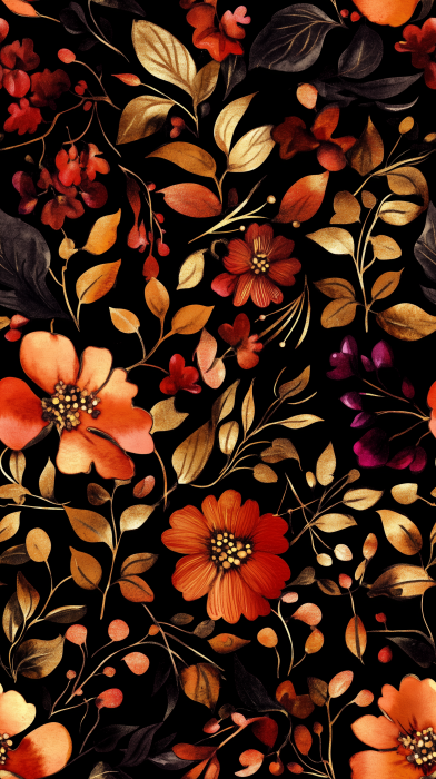 Ornate Autumn Florals