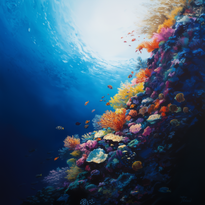 Coral Reef Painting