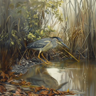 Striated Heron Hunting