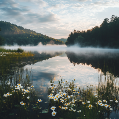 Summer Morning Reflections